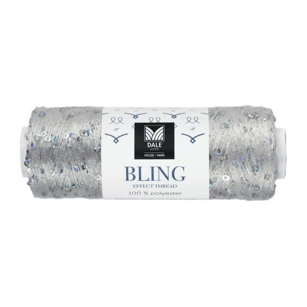 Bling effekt tråd sølv - Bilde 2