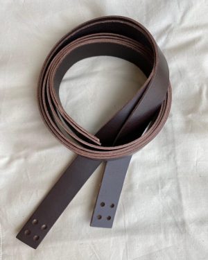 French market bag straps leather PetiteKnit