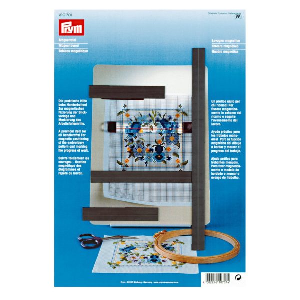 Magnetplate til broderi/strikkeoppskrift