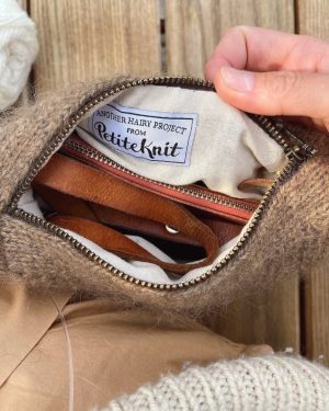 Cotton lining for small clutch PetiteKnit